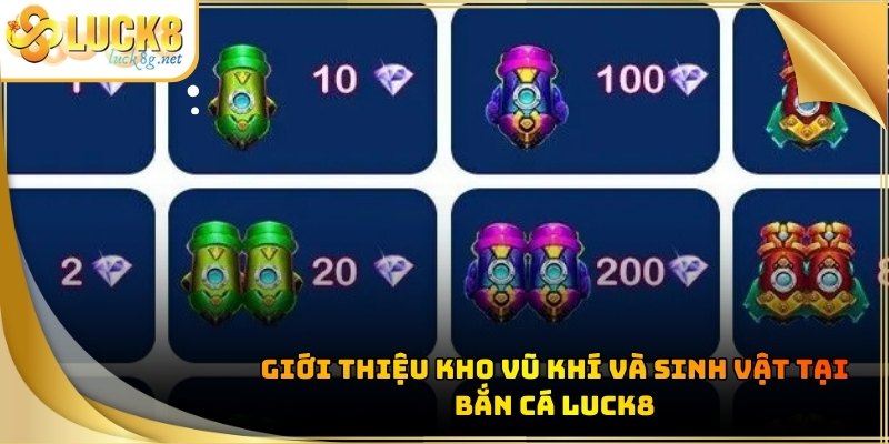 Vũ khi đa dạng giúp cuộc đi săn của bạn trở nên kịch tính và đầy thử thách