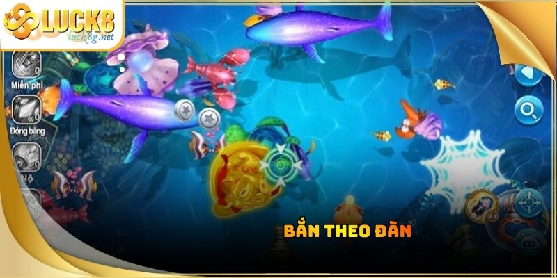 Phương pháp săn bắn theo bầy đàn luôn được các cao thủ bắn cá Luck8 ưu tiên
